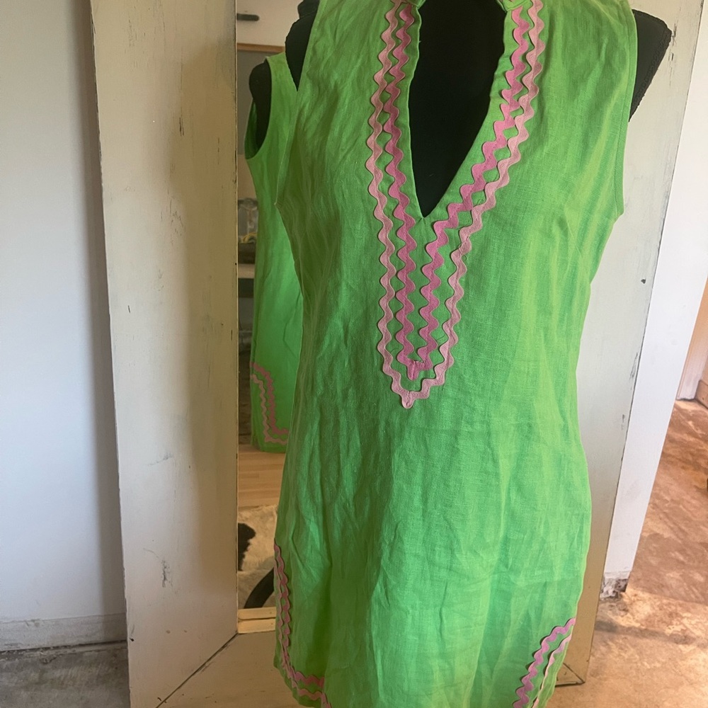 Sail to Sable Green Embellished Sleeveless Tunic